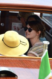 Emma Stone - Aarriving for the Venice Film Festival in Venice, Italy 8/30/2016 
