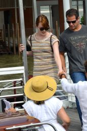 Emma Stone - Aarriving for the Venice Film Festival in Venice, Italy 8/30/2016 
