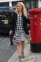 Fearne Cotton - Exits BBC Radio Two Broadcasting House in London, August 2016