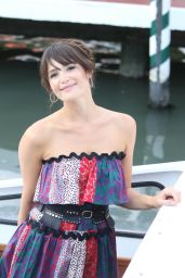 Gemma Arterton - Boarding a Private Water Taxi in Venice 8/30/2016