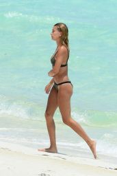 Hailey Baldwin Bikini Candids - Beach in Turks & Caicos 8/12/2016