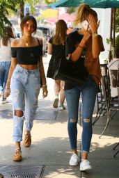 Hailey Baldwin & Madison Beer - Out in West Hollywood 8/8/2016 
