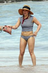 Hilary Duff in Bikini at a Beach in Malibu 8/4/2016