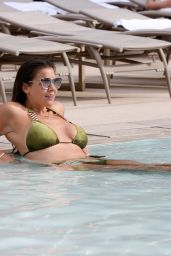 Imogen Thomas in Bikini at a Pool in Las Vegas 8/30/2016 