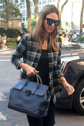 Jessica Alba Casual Outfit - NYC 8/24/2016 