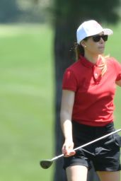 Jessica Biel - Golfing in Los Angeles, August 2016