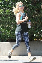 Julianne Hough - Jogging in a Park in Los Angeles 8/13/2016