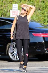 Julianne Hough Street Style - Arriving at Just Dance 8/23/2016