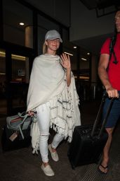 Julianne Hough Travel Outfit - LAX Airport 8/3/2016 
