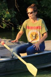 Katie Holmes - Central Park Boat Ride in New York City, August 2016