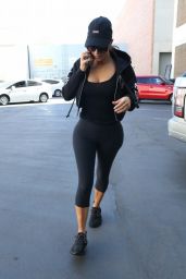 Kim Kardashian Booty in Tights - Stops by Epione in Beverly Hills 8/13/2016 