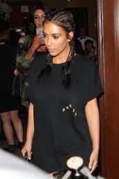 Kim Kardashian - Leaving Dinner at Il Pastaio in Beverly Hills 8/4/2016