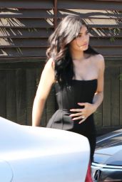 Kylie Jenner Hot in Mini Dress - at Maxfield