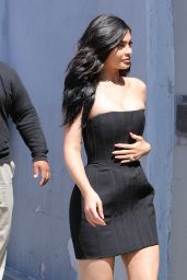 Kylie Jenner Hot in Mini Dress - at Maxfield
