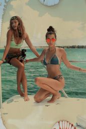 Kylie Jenner, Kendall Jenner, Bella Hadid & Hailey Baldwin - Photo Diary in Turks & Caicos, August 2016