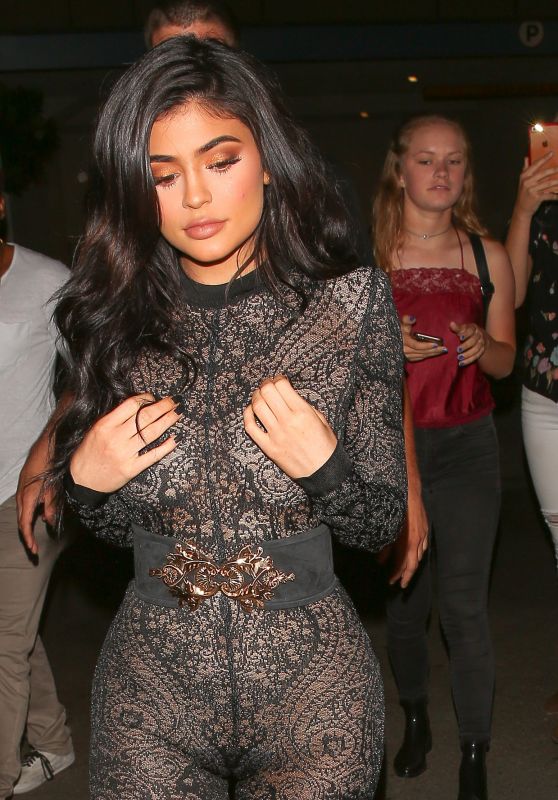 Kylie Jenner Night Time Out Fashion  - The Nice Guy in West Hollywood 7/31/2016 