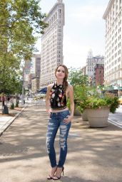Laura Marano - Taking A Break During A Press Day in New York City 8/25/2016