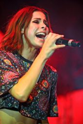 Lena Meyer-Landrut Performing at a Concert at Europa Park in Rust, Germany, August 2016