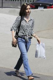 Lily Collins - Out in Beverly Hills 8/25/2016