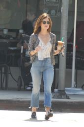 Lucy Hale in Jeans - Los Angeles 8/11/2016 