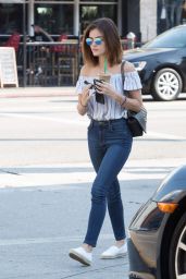 Lucy Hale Leaving Starbucks in Los Angeles 8/24/2016 