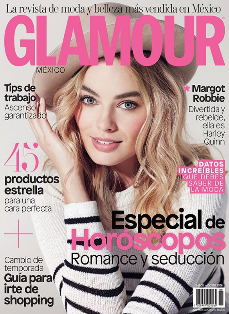 Margot Robbie - Glamour Magazine Mexico August 2016 Cover and Photo ...