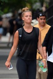 Nina Agdal Going to a Gym in New York City 8/10/2016