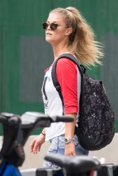 Nina Agdal - Out in NYC 8/21/2016 