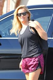 Reese Witherspoon in Shorts - Jogging in LA 8/21/2016