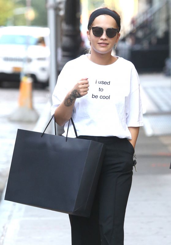 Rita Ora Casual Style - Out in NYC 8/27/2016 