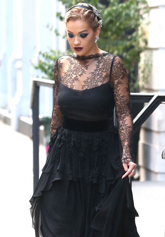Rita Ora Classy Fashion - Out in New York 8/17/2016 