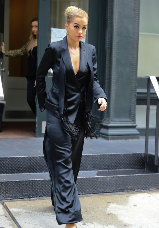 Rita Ora Style Inspiration - Leaving Her Apartment in NYC 8/20/2016