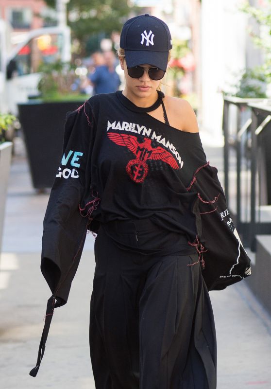 Rita Ora Urban Style - Out in NYC 8/30/2016