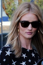 Rosie Huntington-Whiteley in Mini Dress - Out in Los Angeles 8/3/2016 