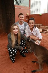 Sabrina Carpenter - Adam, Ash and the Wildlife Park in Sydney, August 2016
