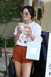 Vanessa Hudgens in Shorts - Out in LA 08/24/2016 