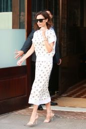 Victoria Beckham is Looking All Stylish While Leaving Her Hotel in NYC 8/5/2016