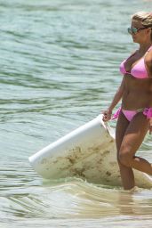 Zara Holland in a Bikini - Beach in Barbados 8/5/2016 