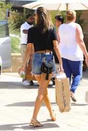 Alessandra Ambrosio in Jeans Shorts - Out in Malibu 9/25/ 2016