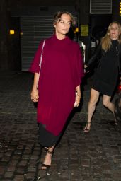 Alicia Vikander - Arriving at the Chiltern Firehouse in London 9/24/ 2016