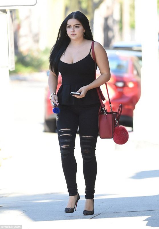 Ariel Winter Wearing Skin Tight Outfit - Los Angeles, SEptember 2016