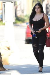 Ariel Winter Wearing Skin Tight Outfit - Los Angeles, SEptember 2016