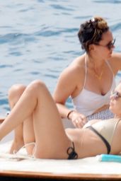 Ashley Benson, Shay Mitchell & Troian Bellisario - On a Boat in Capri 9/9/2016