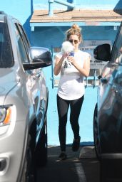 Ashley Tisdale - Leaving Pilates Class in Los Angeles 9/16/2016