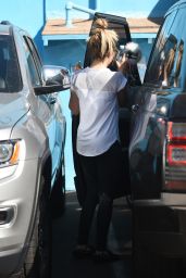 Ashley Tisdale - Leaving Pilates Class in Los Angeles 9/16/2016