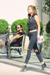 Barbara Palvin - Leaves a Hotel in NYC 9/8/2016 