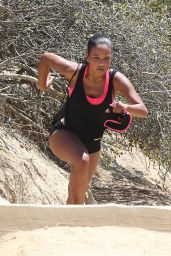 Christina Milian - Out for a Jog in Los Angeles 9/1/2016 