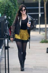 Daisy Lowe - On Her Way To Film Strictly Come Dancing in London 9/30/ 2016
