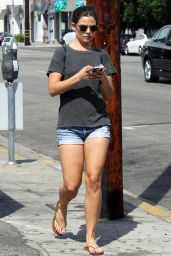 Danielle Campbell Leggy in Shorts - Shopping in Los Angeles 9/26/ 2016