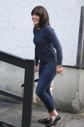 Davina McCall Street Style - Outside ITV Studios in London 9/21/2016